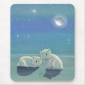 Polar Beer Cubs Mousepad Muismat (Voorkant)