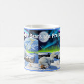 Polar Beer Cubs & Northern Lights Art Mok (Center)