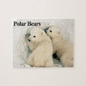 Polar Beer Cubs Puzzle Legpuzzel (Horizontaal)