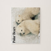 Polar Beer Cubs Puzzle Legpuzzel (Verticaal)
