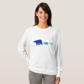 "Polar Beer" Dames AA Hoody Lange Mouw (Voorkant volledig)