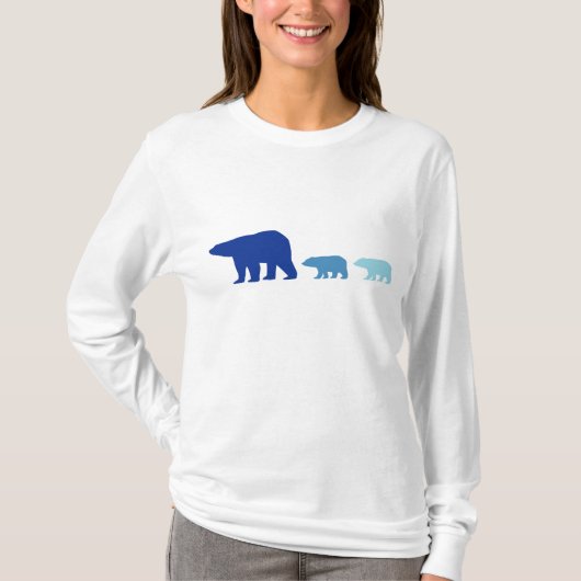"Polar Beer" Dames AA Hoody Lange Mouw (Voorkant)