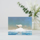 Polar Beer Decor | Art voor Kantoor thuis Aankondigingskaart (Staand voorkant)