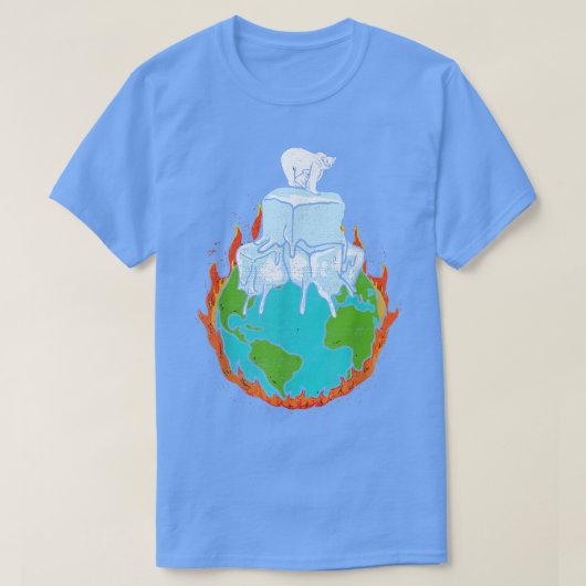Polar Beer Design for Climate Change and Awareness T-shirt (Design voorkant)