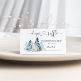 Polar beer Diaper-treinkaartje Informatiekaartje