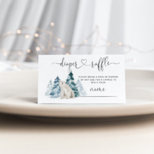 Polar beer Diaper-treinkaartje Informatiekaartje