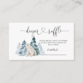 Polar beer Diaper-treinkaartje Informatiekaartje (Voorkant)