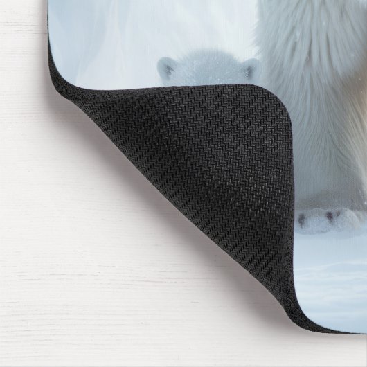 Polar Beer Dierenfamilie Wandering Muismat (Hoek)