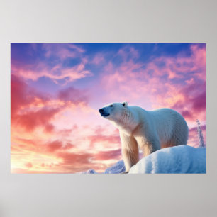Polar Beer Dierlijke Natuur Majestic Wild Poster