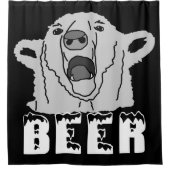 Polar Beer Donk Douchegordijn (Voorkant)