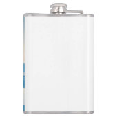 Polar Beer dubbele blootstelling dierlijke Natuur  Heupfles (Achterkant)