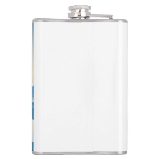 Polar Beer dubbele blootstelling dierlijke Natuur  Heupfles (Achterkant)