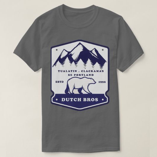 Polar Beer Dutch Bros Coffee Essential T-shirt (Design voorkant)