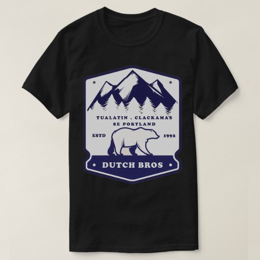Polar Beer Dutch Bros Coffee T-shirt (Design voorkant)