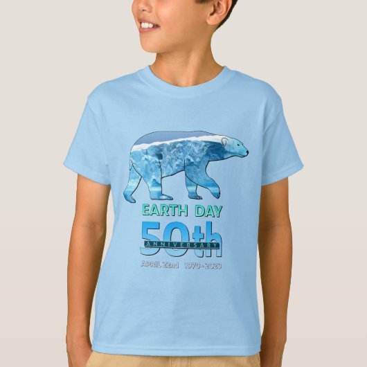 Polar Beer Earth Day 50e Jubileum Gift T-shirt (Voorkant)