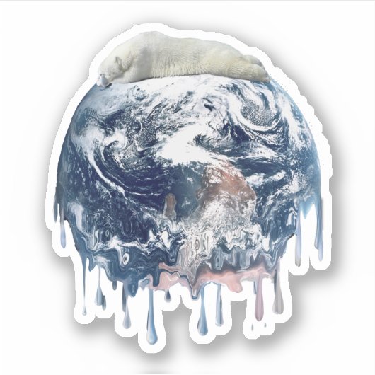Polar Beer Earth's Beer Knuffel Sticker (Voorkant)