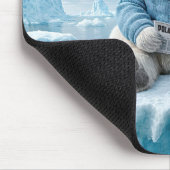 Polar Beer Een krant lezen Muismat (Hoek)