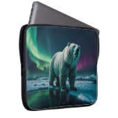 Polar Beer en Aurora Art Laptop Sleeve (Voorkant Rechts)