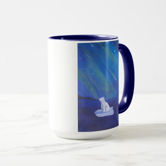 Polar Beer en het noorderlicht Mok (Voorkant rechts)