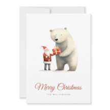 Polar Beer en Kerstman Groeten