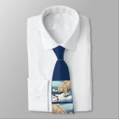 Polar beer en Penguin Print Stropdas (Gebonden)