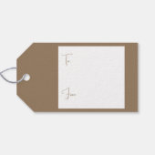 Polar Beer en Sleigh Christmas Gift Label Cadeaulabel (Achterkant Horizontaal)