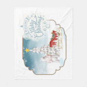 Polar Beer en Sleigh Fleece Deken (Voorkant)