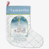 Polar Beer en Sneeuwman Kerstkous Grote Kerstsok (Voorkant)