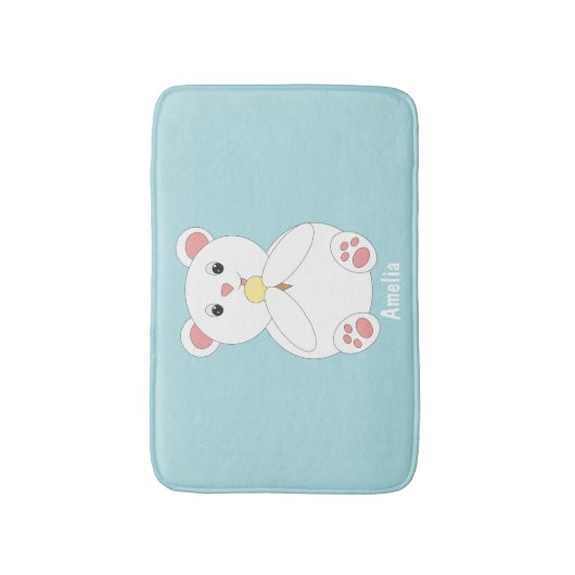 Polar Beer Eten IJs  Badmat (Voorkant Verticaal)