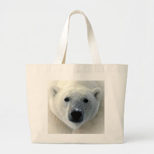 Polar Beer Face Grote Tote Bag