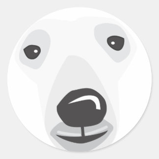 Polar Beer Face Ronde Sticker