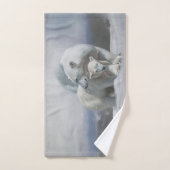 Polar Beer familie badhanddoek Bad Handdoek (Handdoek)