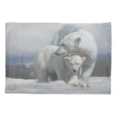 Polar Beer familie Kussensloop (Achterkant)