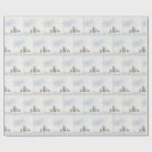 Polar Beer familie op ijs Cadeaupapier (Vlak)