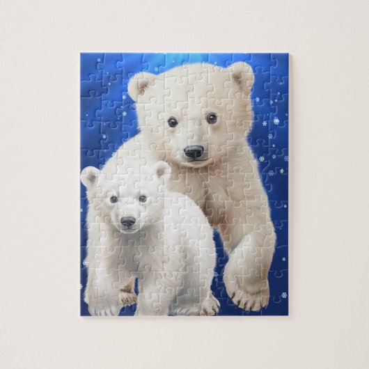 Polar Beer familie Puzzel (Verticaal)