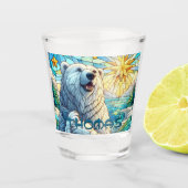 Polar Beer Faux Glas in lood gepersonaliseerd (Voorkant)