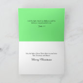 Polar Beer feestelijke lichten Christelijke kerst Feestdagen Kaart (Binnen)