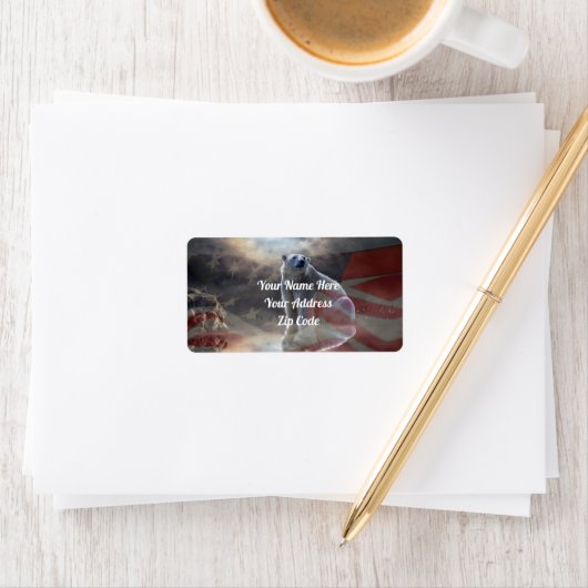 Polar Beer Flag Return Address Labels (Insitu)