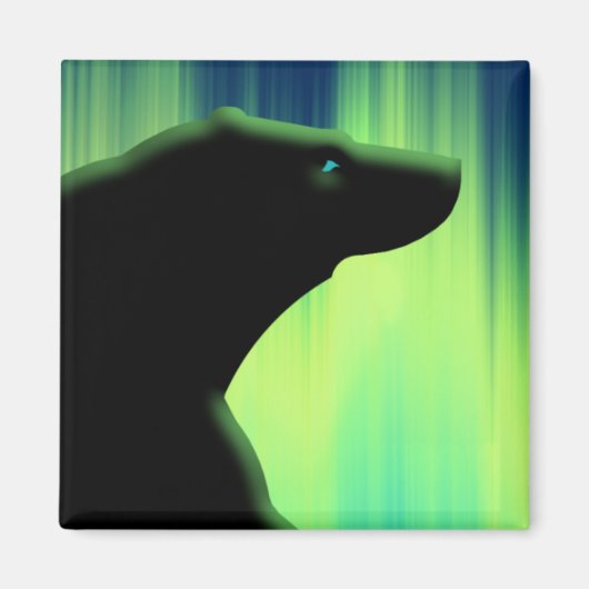 Polar Beer Fridge Wildlife Art Kitchen Gift Magneet (Voorkant)