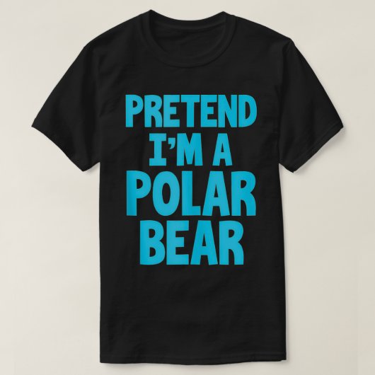 Polar Beer Funny Pretend In Een Polar Beer T-shirt (Design voorkant)