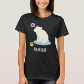 Polar Beer Funny Science Pun Dark BG T-shirt (Voorkant)