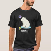 Polar Beer Funny Science Pun Dark BG T-shirt (Voorkant)
