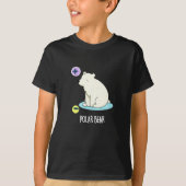 Polar Beer Funny Science Pun Dark BG T-shirt (Voorkant)