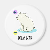 Polar Beer Funny Science Pun Magneet (Voorkant)