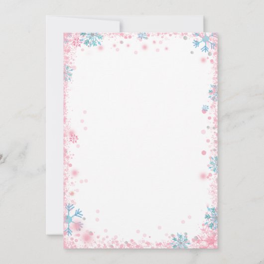 Polar Beer Geslacht onthullen hij of zij sneeuwvlo Kaart (Achterkant)