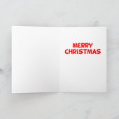 Polar Beer Gevist voor Elfen Kerst Kaart (Binnen)