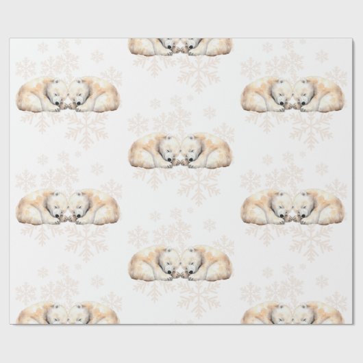 Polar Beer Gift Wrapping Paper Cadeaupapier (Vlak)