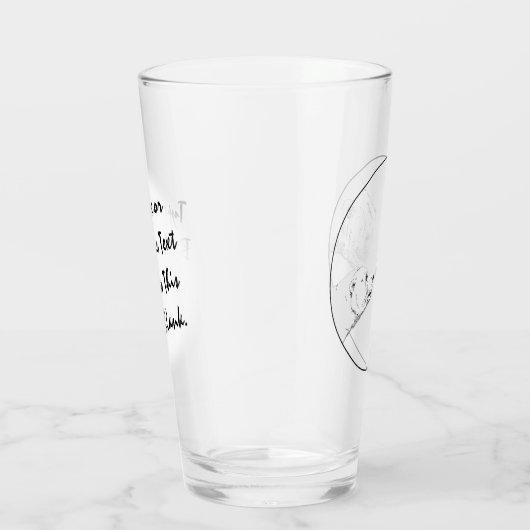 Polar Beer Glass Beer Art Glasses personaliseren Glas (Rechts)