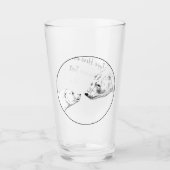 Polar Beer Glass Beer Art Glasses personaliseren Glas (Voorkant)