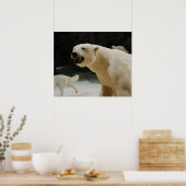 Polar Beer Grin Poster (Keuken)